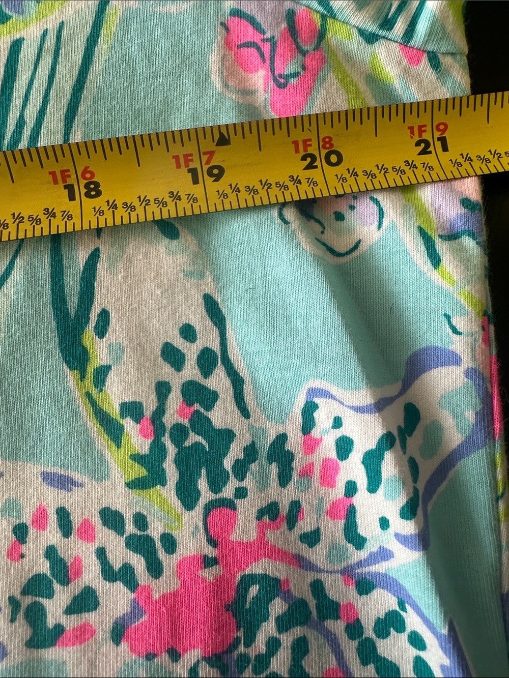 Lilly Pulitzer Turquoise Floral Scoop Neck Women’s Dress XL LIKE NEW!!!!! - Picture 6 of 6